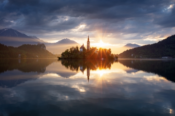 Morning at Lake Bled