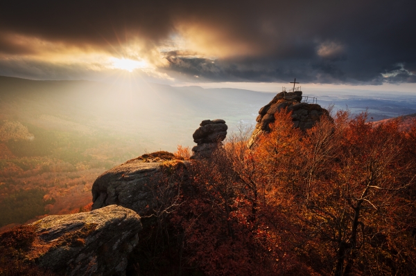 October Evening on the Rocks